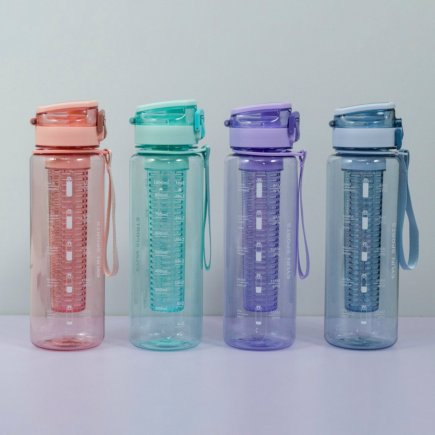 Fruit Infuser Sports Bottle – 1000 ml (6Pcs) - UBKWS1164