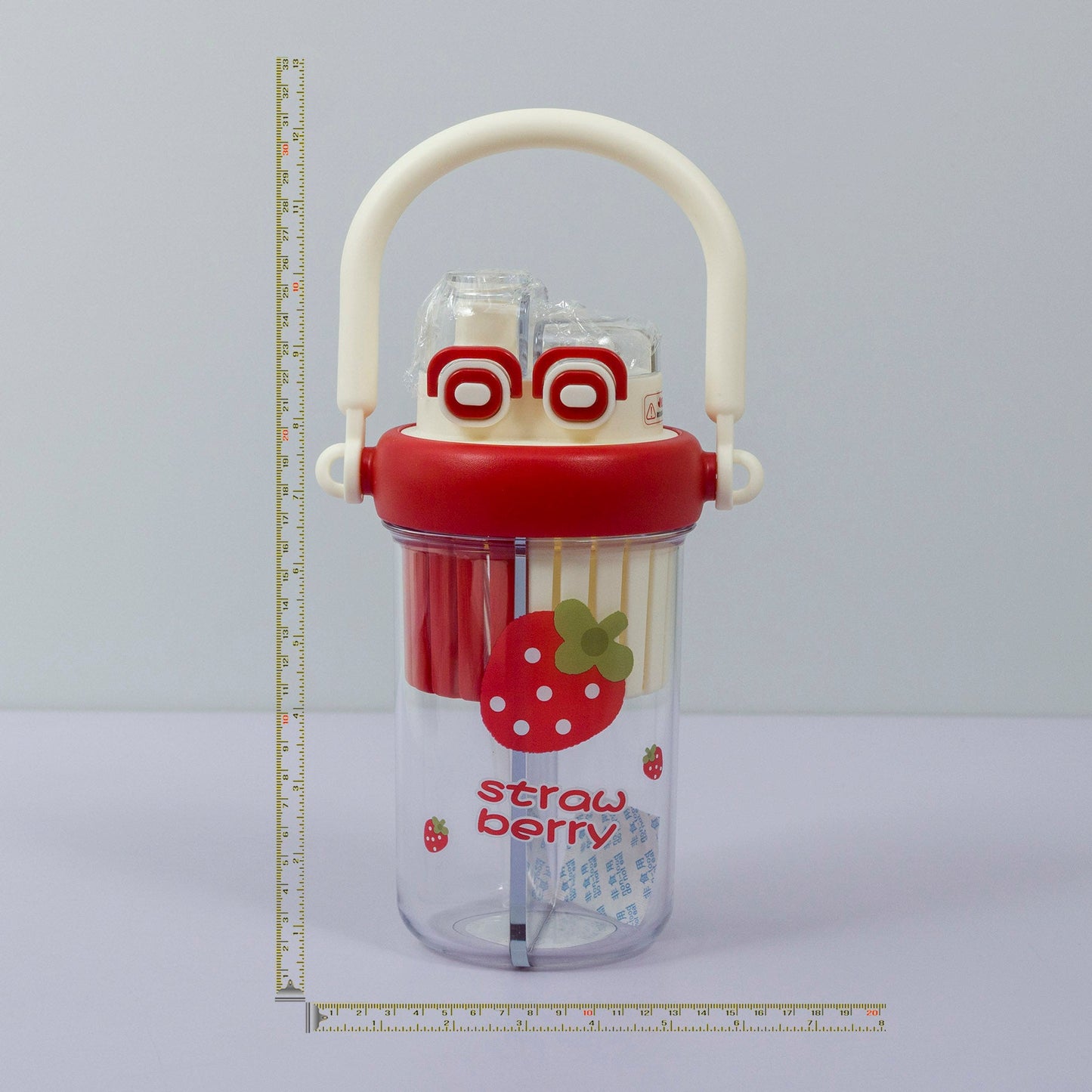 Strawberry Double-Compartment Bottle (6Pcs) - UBKWS1165