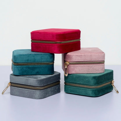 Velvet Jewelry Organizer Box (12Pcs) - UBKWS1233