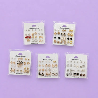 12 Pair Korean stud card (1Dz) - UBKWS534