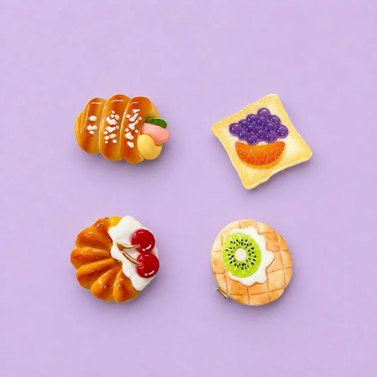 Cute Foodie Hair Pins (1Dz) - UBKWS2789
