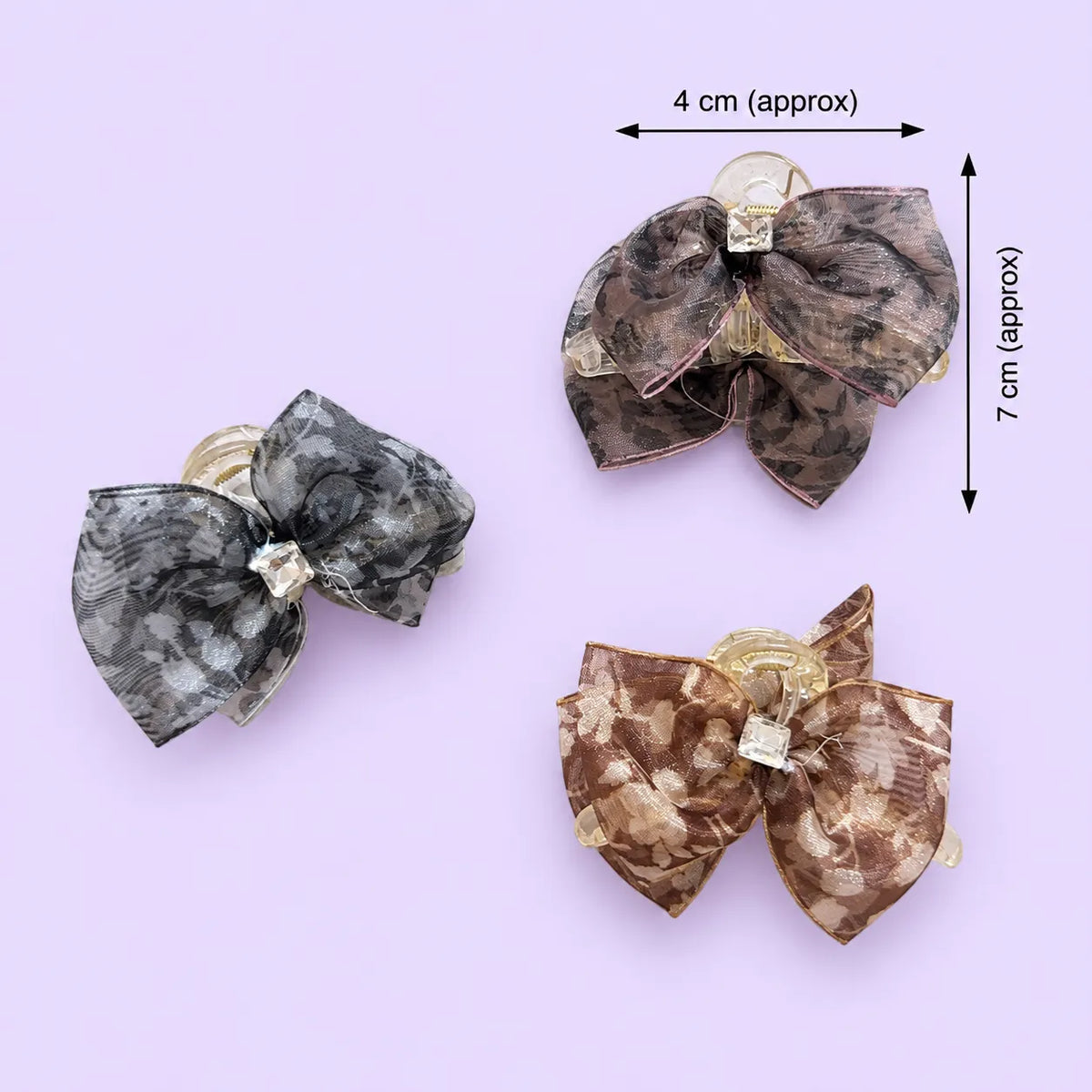 Korean Medium hair bows (1Dz) - UBKWS2982