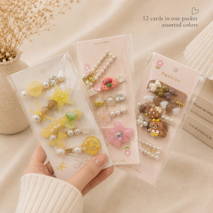 Korean hair pins card (1Dz) - UBKWS3072