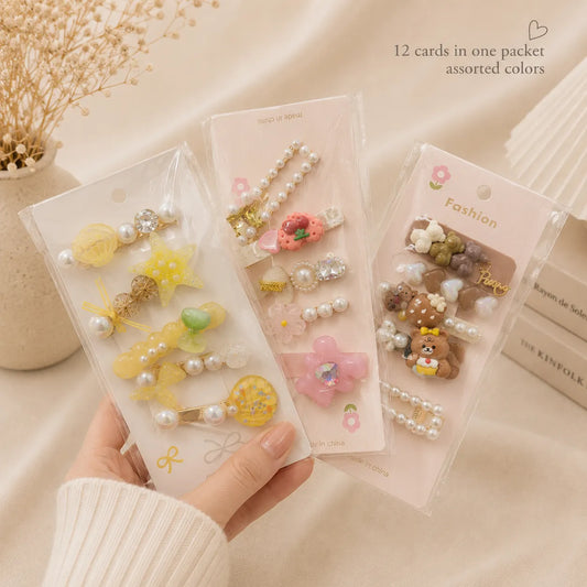 Korean hair pins card (1Dz) - UBKWS3072
