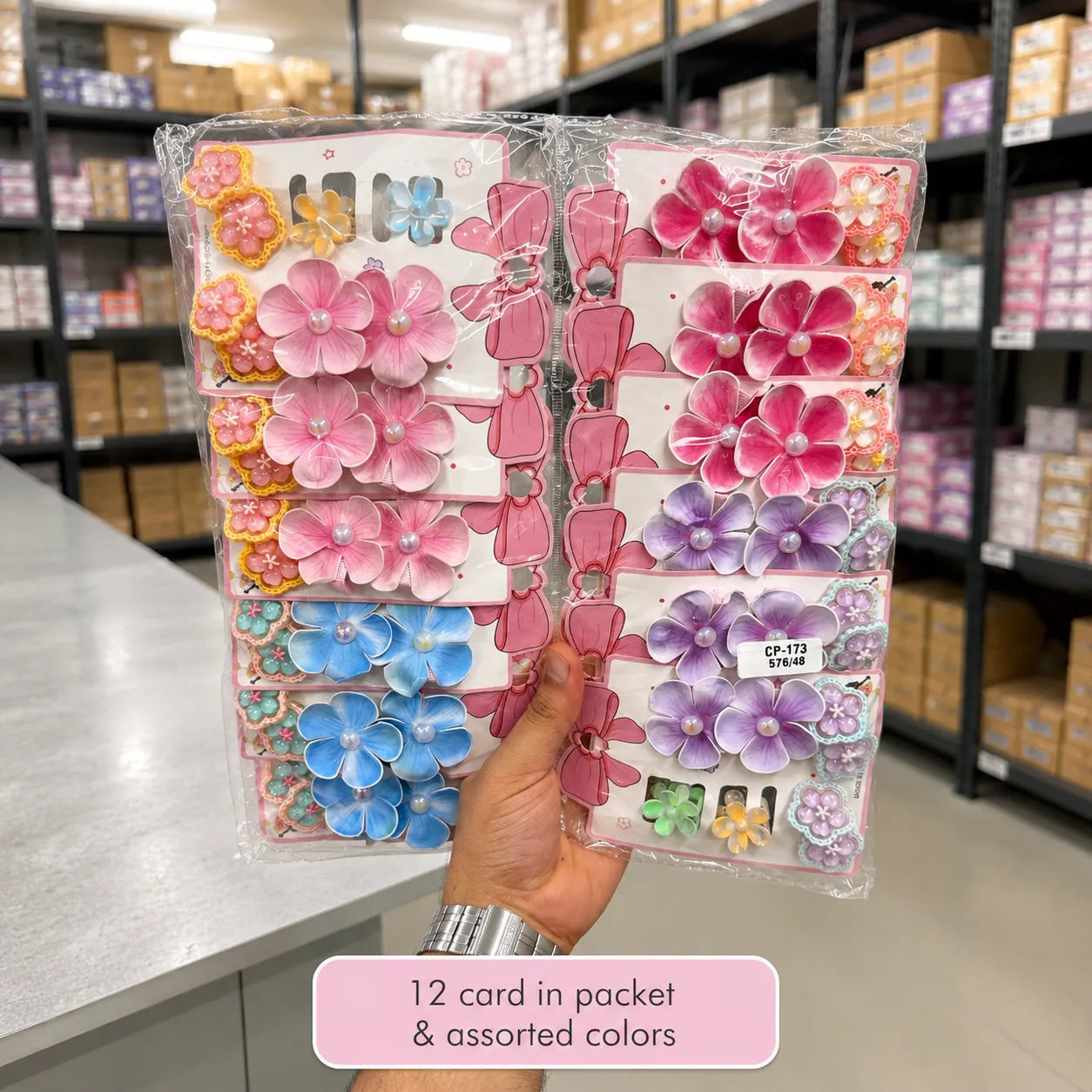 Floral Kids hair accessories set (1Dz) - CP-173 (Copy)