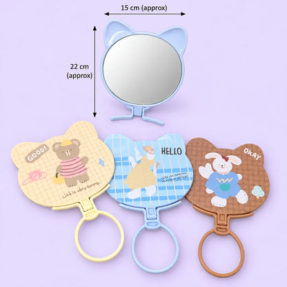 Korean foldable desk mirror (1Dz) - UBKWS4266