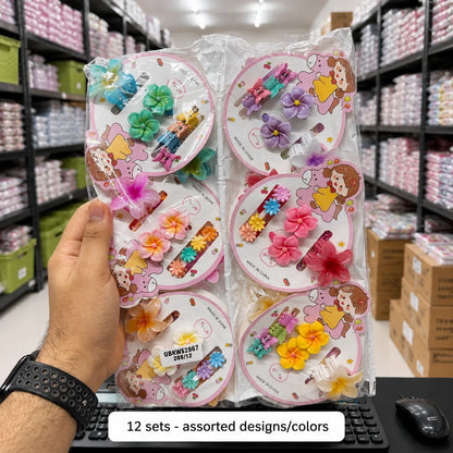 Kids hair accessories sets (1Dz) - UBKWS2967