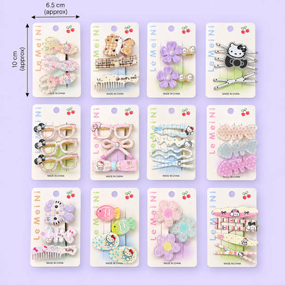 3 pc Korean assorted hair pins  (30 card) - UBKWS4238