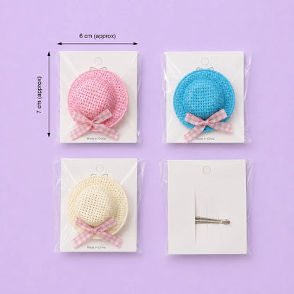 Kids Hat hair pins (1Dz) - UBKWS4194