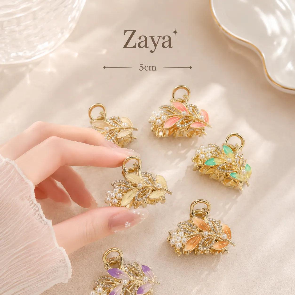 Zaya Premium hair claw (6Pcs) - UBKWS4000