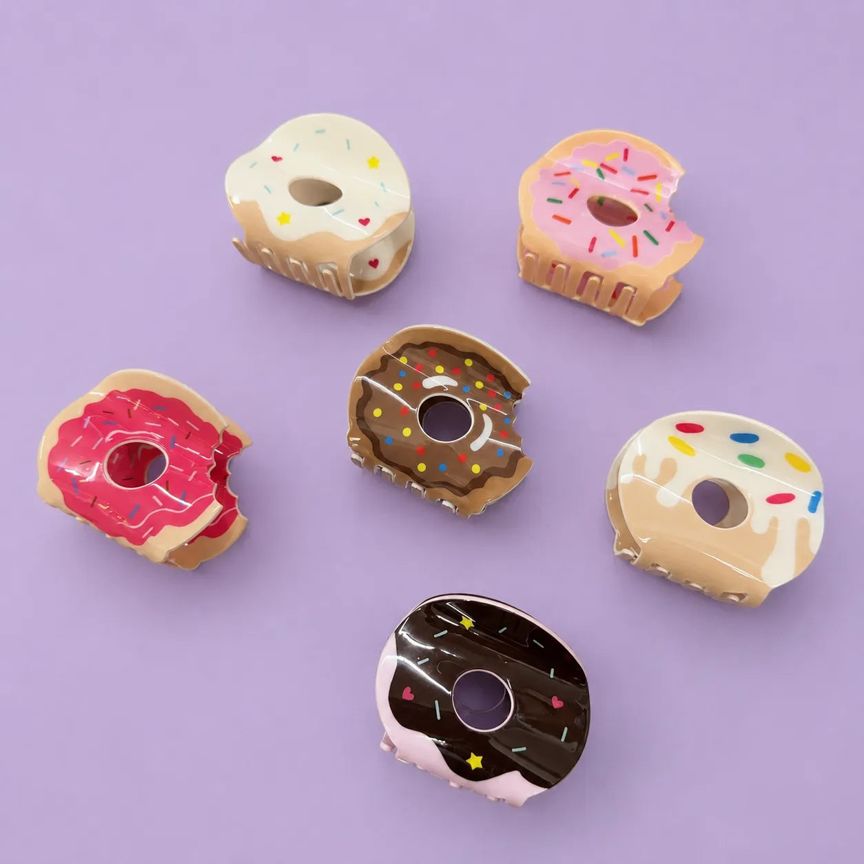 Acrylic Donut Hair claw (1Dz) - UBKWS2856
