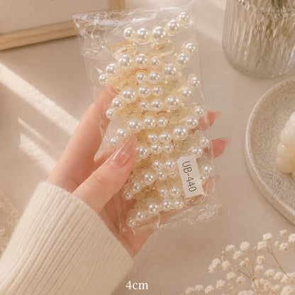 Pearl hair claw (1Dz) - UBKWS440-2