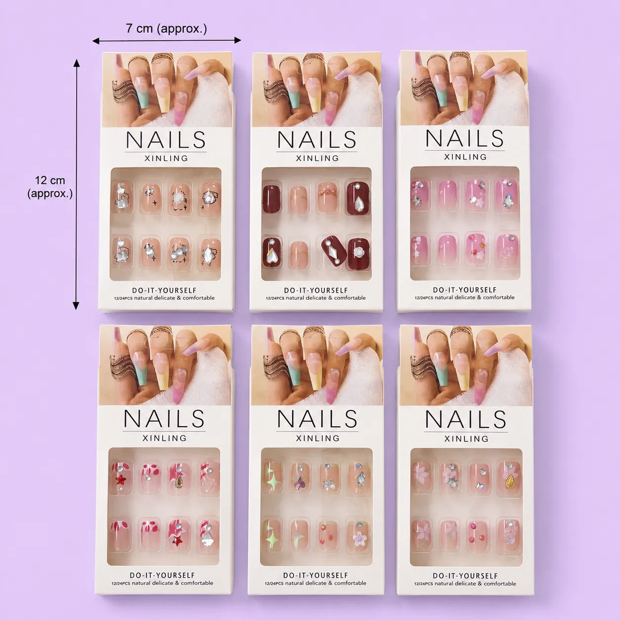 Korean Press on nails (1Dz) - UBKWS2959