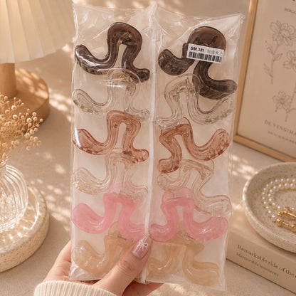 Korean style hair claw (1Dz) - UBKWS2734