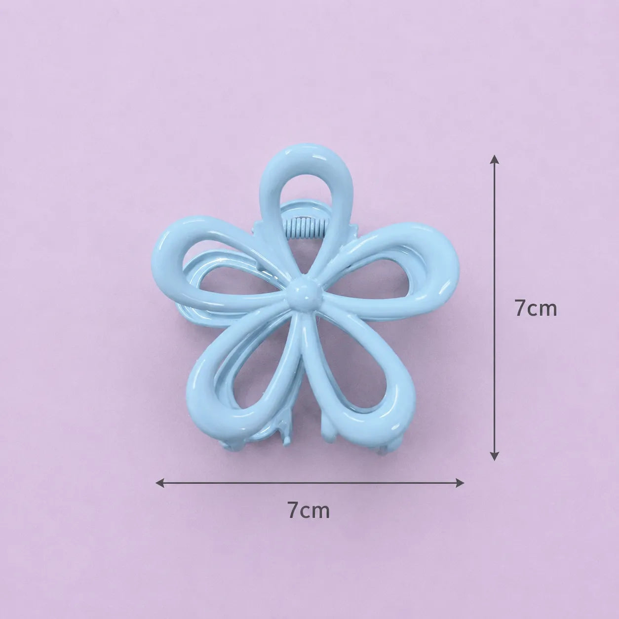 Premium Flower Metal hair claw clip (6Pcs) - UBKWS2792