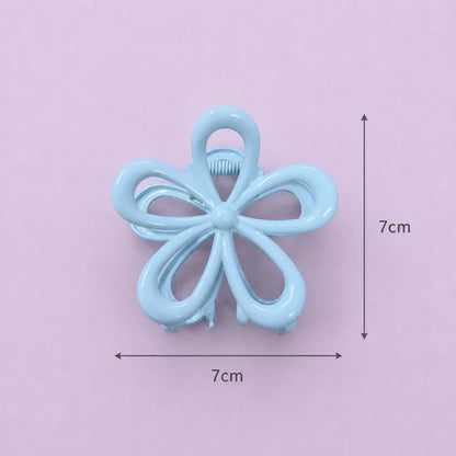 Premium Flower Metal hair claw clip (6Pcs) - UBKWS2792