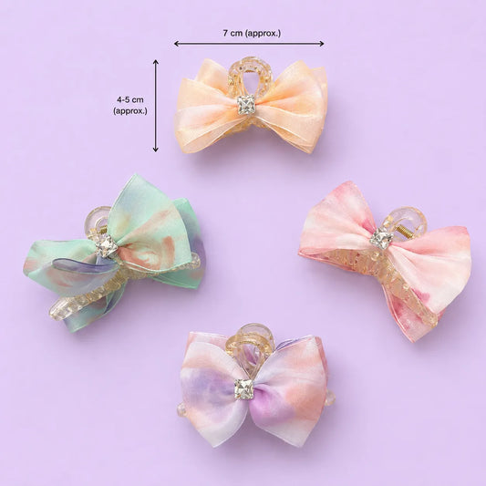 Korean Medium hair bows (1Dz) - UBKWS2977