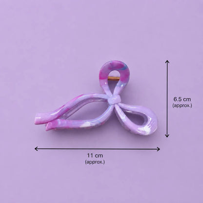 Marble knot hair claw (1Dz) - UBKWS2853