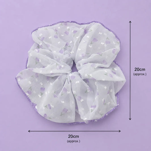 XXL Korean hair scrunchies (1Dz) - UBKWS2849