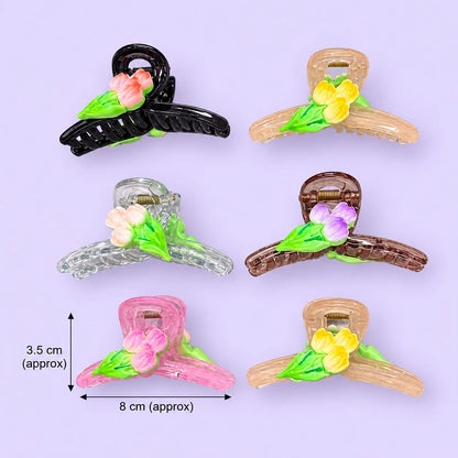 Tulip hair claw (1Dz) - UBKWS4369
