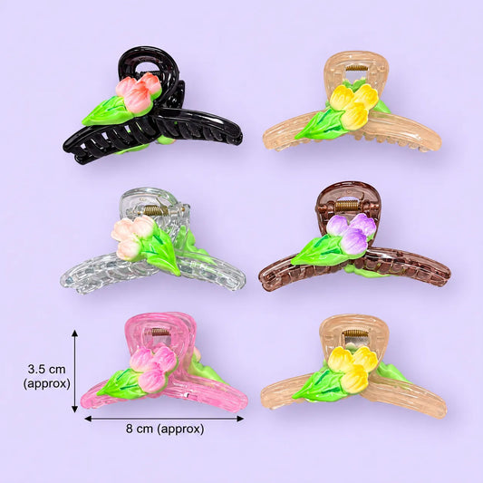 Tulip hair claw (1Dz) - UBKWS4369