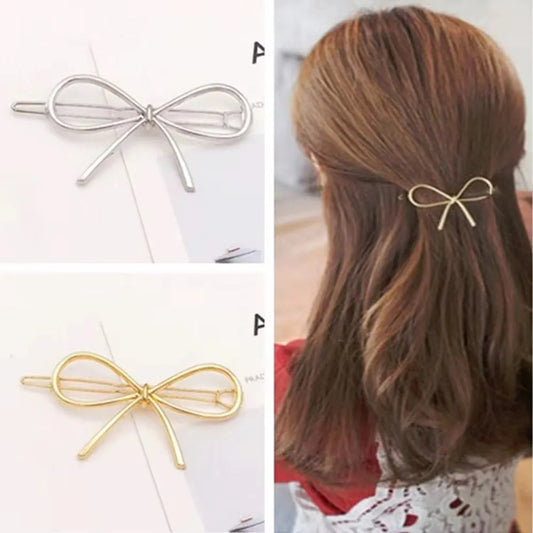 Golden Shaped Hair Pins (1Dz) - AT-002