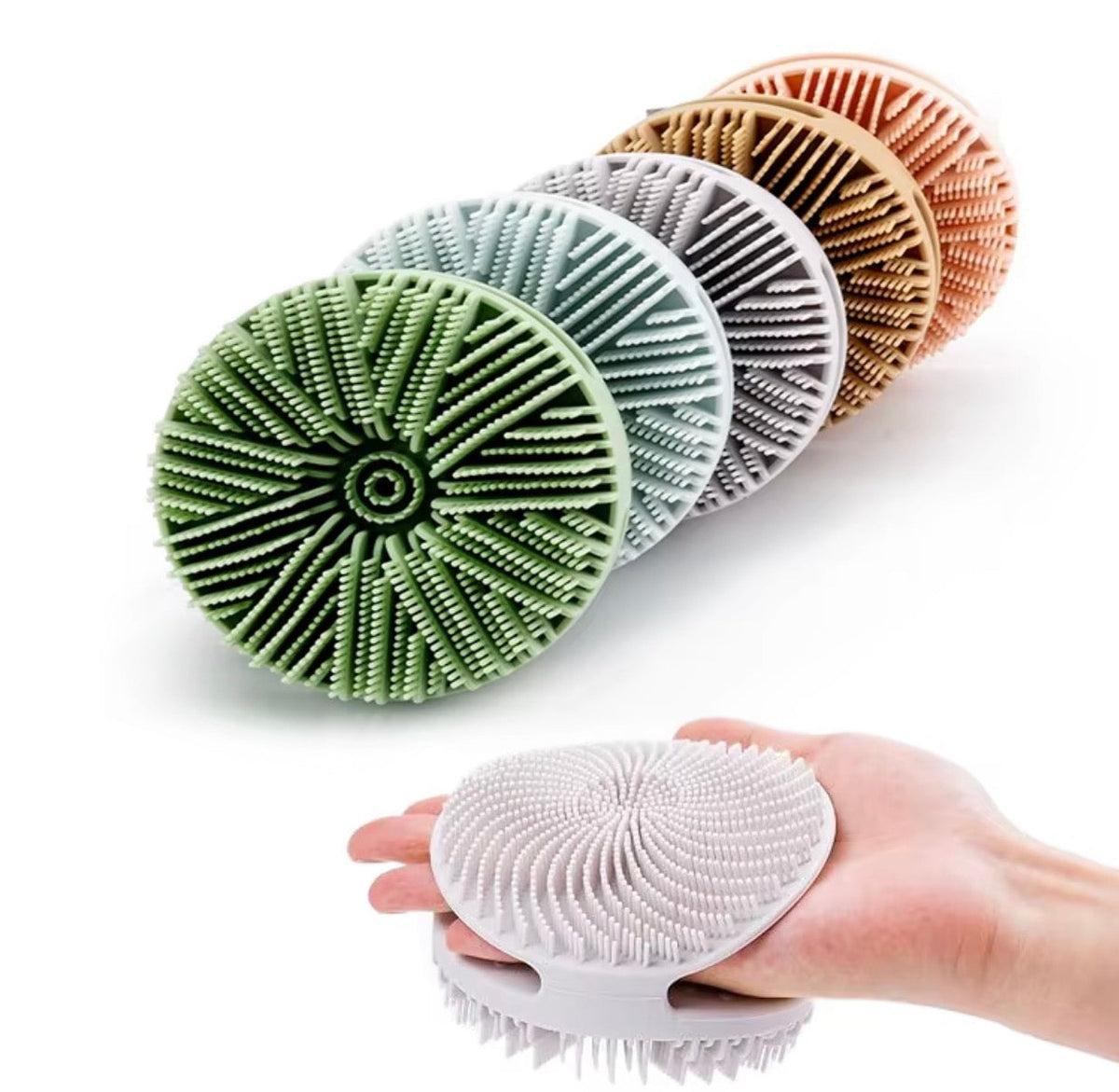 Double side silicon scrubber for body (6Pc) - UB-500