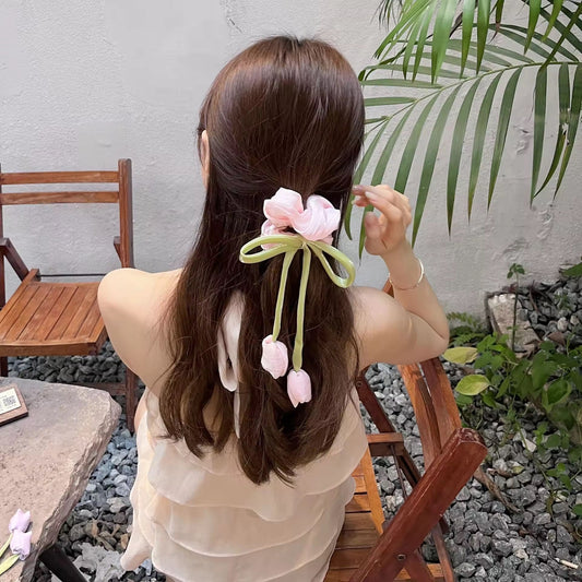 Tulip Organza Scrunchie (1Dz) - UBKWS2395