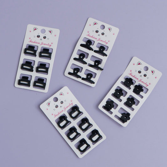 Mini Matte hair claw (Pack of 12) - UBKWS1001