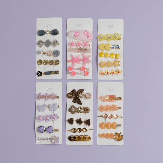Korean style Hair pins card (Pack of 12) - UBKWS1003