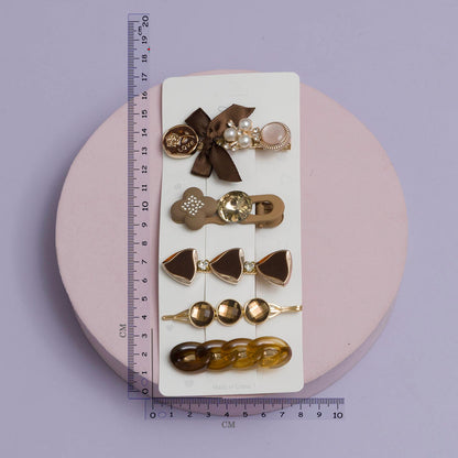 Korean style Hair pins card (Pack of 12) - UBKWS1003
