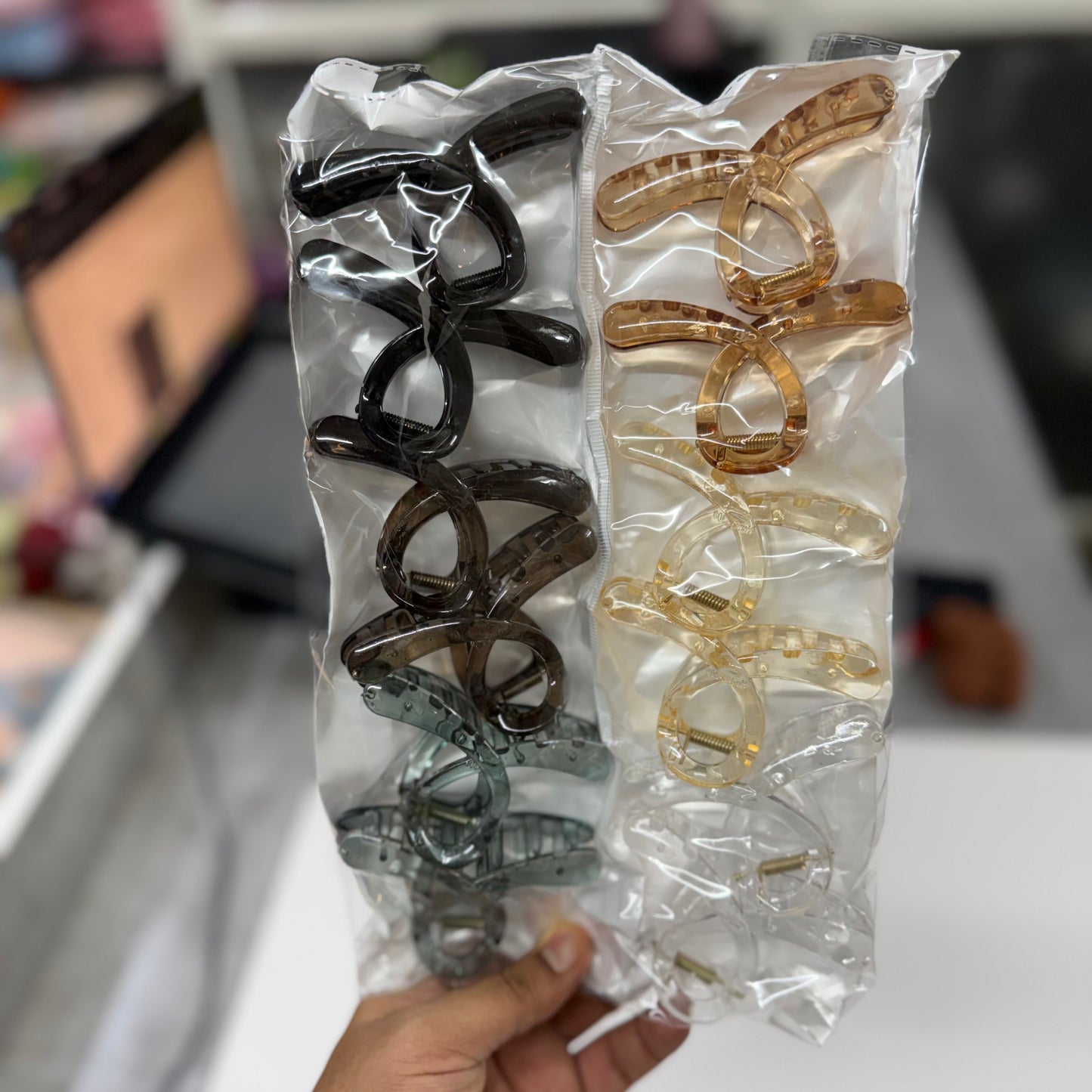 Watercolor Hair claw (1Dz) - UBKWS2591