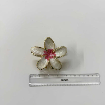 Big Metal flower hair claw (1Dz) - UBKWS2612