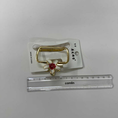 Metal enamel hair claw  (1Dz) - UBKWS2617