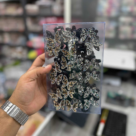 Premium butterfly hair claw (3Pcs)  - UBKWS2625