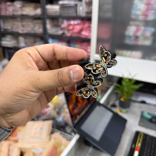Premium butterfly hair claw (3Pcs)  - UBKWS2625