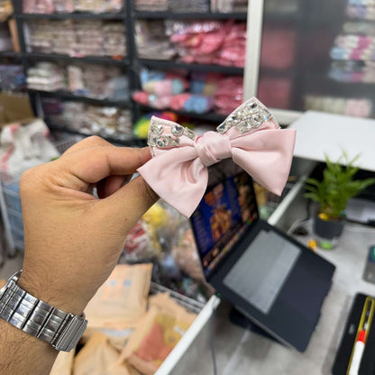 Premium stone hair bow pins (3Pcs) - UBKWS2632