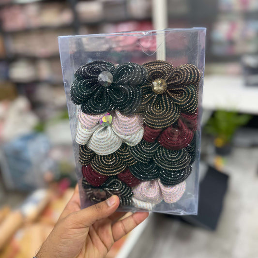 Premium stone hair pins (3Pcs) - UBKWS2633