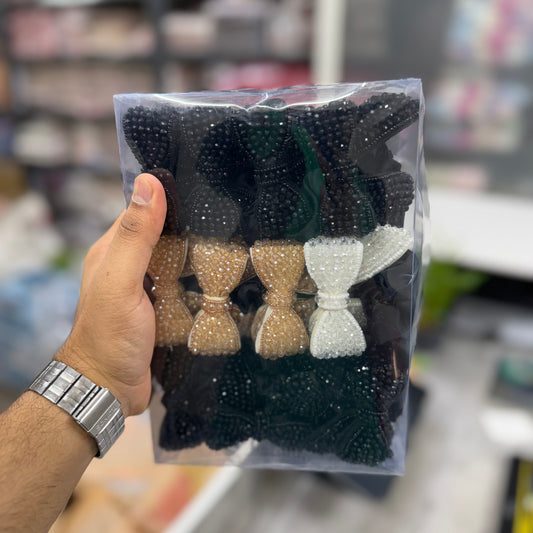 Premium stone scrunchies (3Pcs) - UBKWS2631