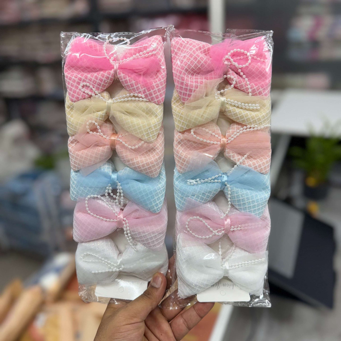 Bow hair pins (1Dz) - UBKWS2648