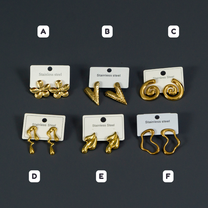 Anti-Tarnish Earrings - UBK3175