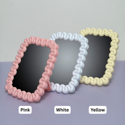 Curl-Frame Aesthetic Table Mirror (6Pcs) - UBKWS2370