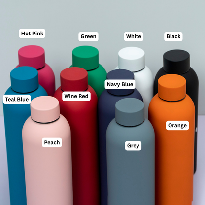 Matte Finish Stainless Steel Water Bottle (6Pcs) - UBKWS2269
