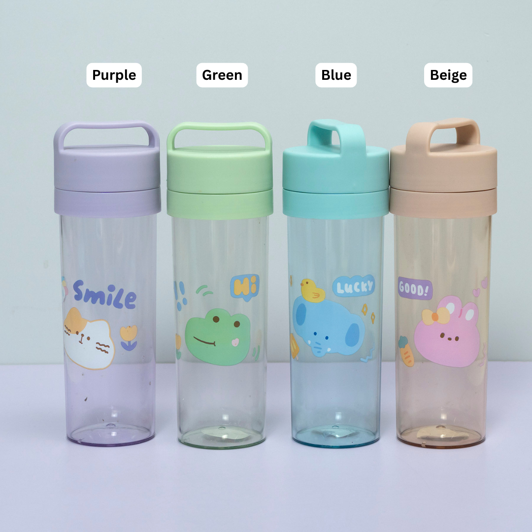 Cute Flip Lid Water Bottle (6Pcs) - UBKWS2273