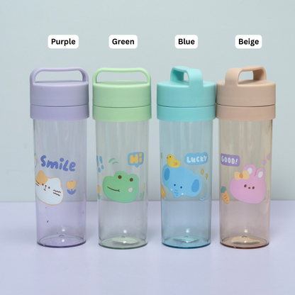 Cute Flip Lid Water Bottle (6Pcs) - UBKWS2273