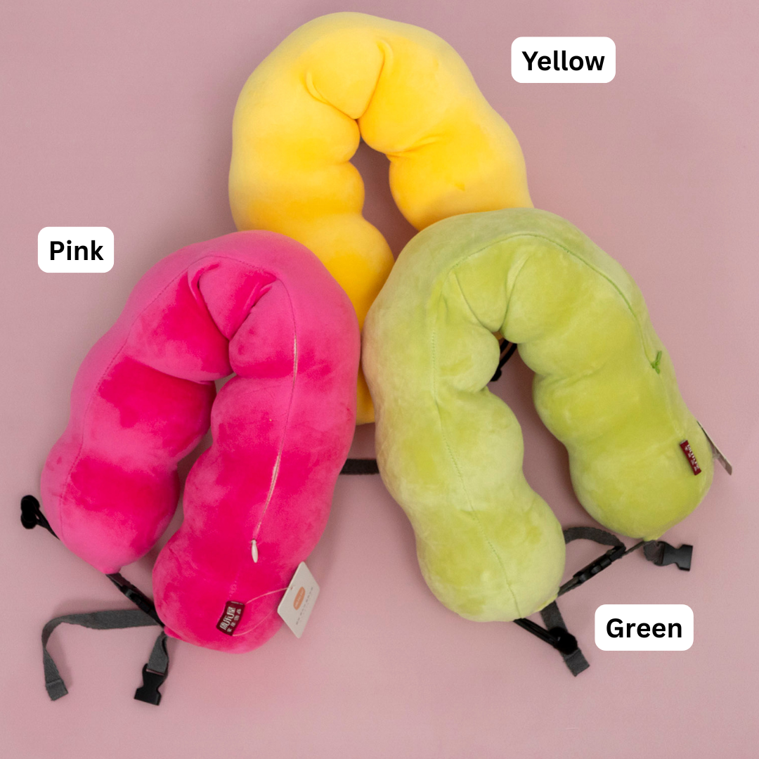 Caterpillar Shape Travel Neck Pillow (6Pcs) - UBKWS2283