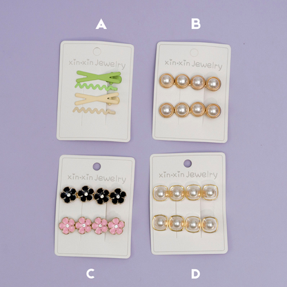 Designer hair pins (12 Cards) - UBKWS989