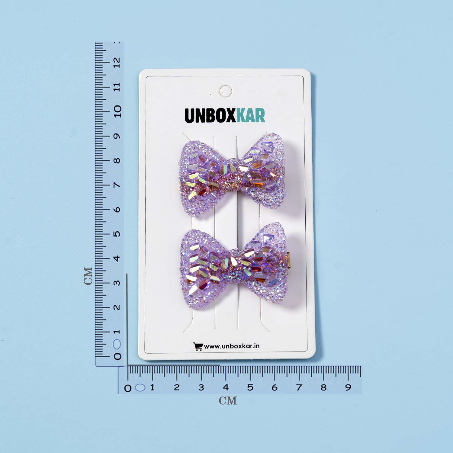 Glitter hair pins - UBK2635 - Unboxkar.in