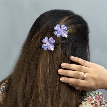 Glitter hair pins - UBK2637 - Unboxkar.in