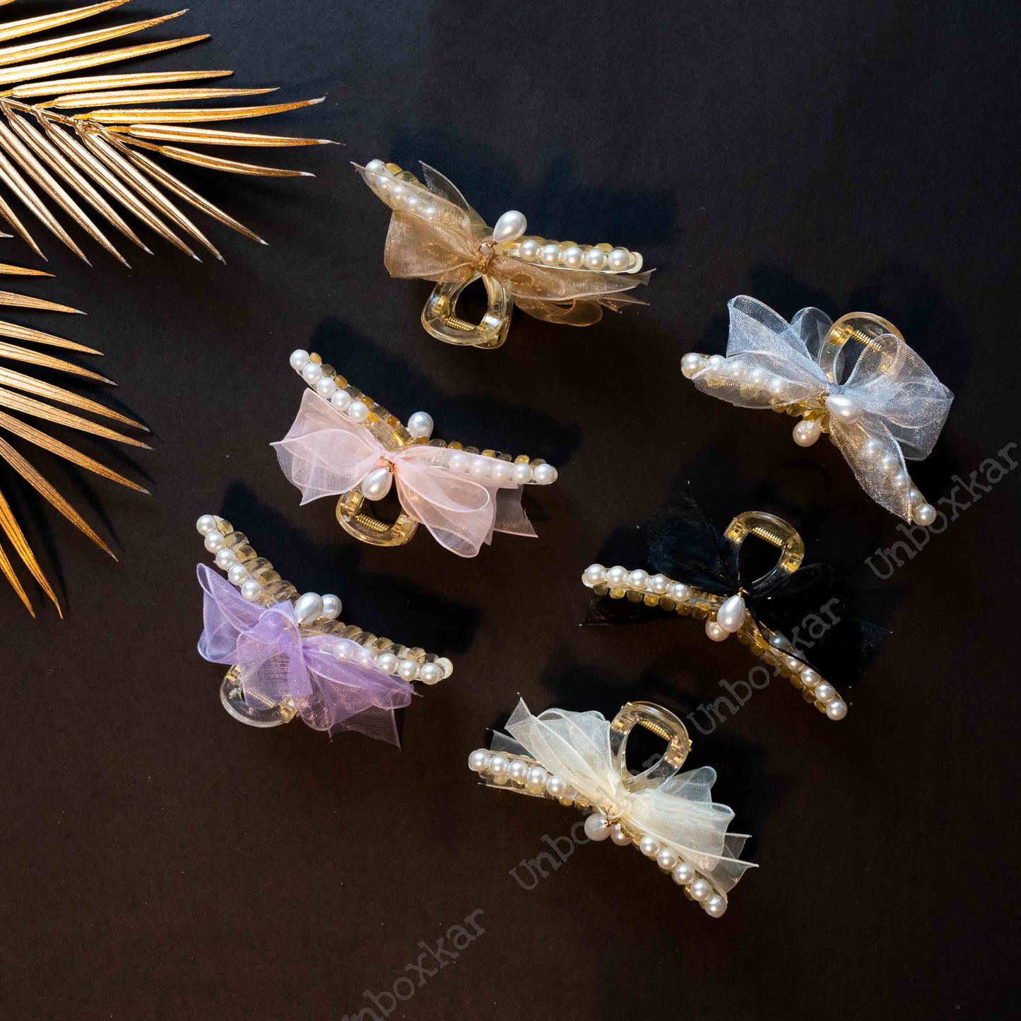 Pearl Flower Hair Clutcher (1Dz) - UBKWS2724